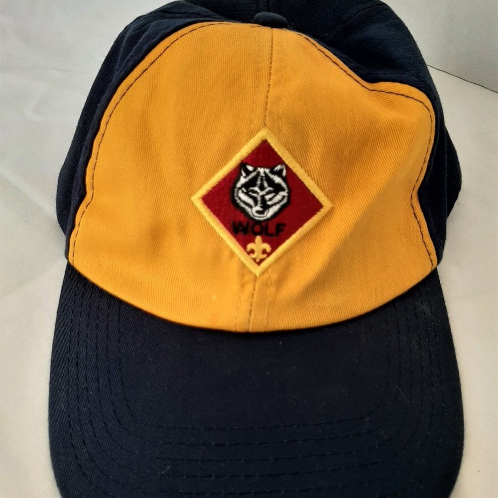 Boy Scouts Wolf Cub Cap Size M/L Adjustable